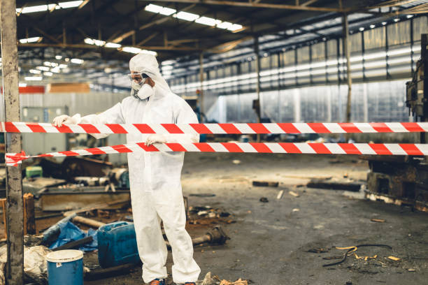Professional Biohazard technician working in Vienna, OH